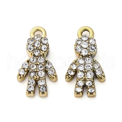 304 Stainless Steel Charms STAS-V003-05G-12-1