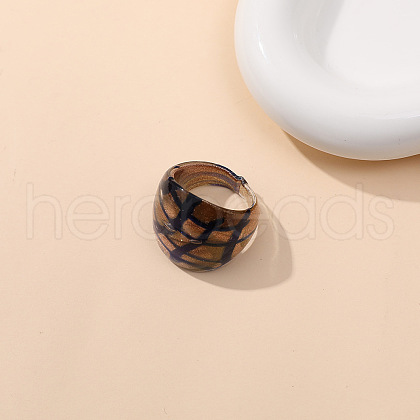 Dunhuang Style Glass Finger Rings FS-WGA00D8-11-1