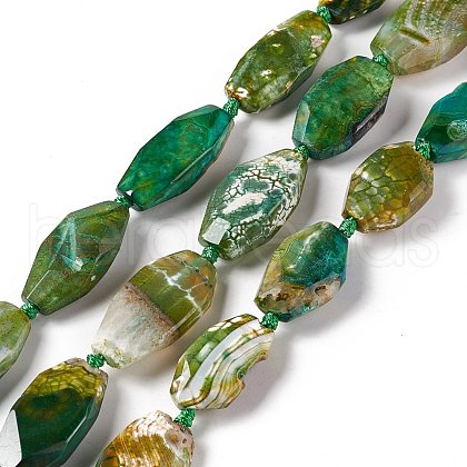 Natural Agate Beads Strands G-F719-13B-1
