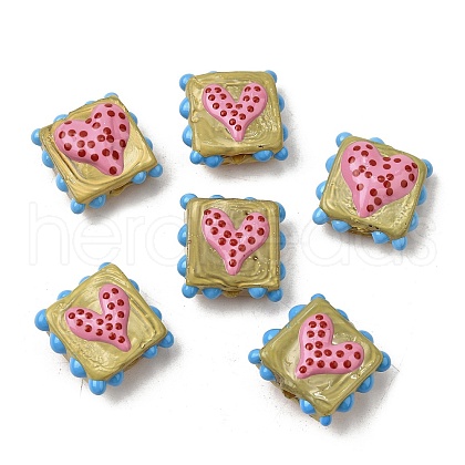 Handmade Lampwork Enamel Beads LAMP-S079-09B-1