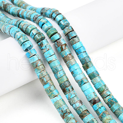 Natural Imperial Jasper Beads Strands G-N344-41D-1