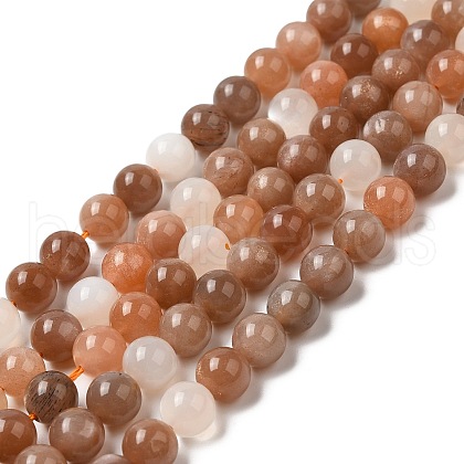 Natural Multi-Moonstone Beads Strands G-C021-01-1