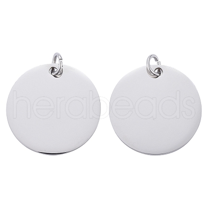Anti-Tarnish 304 Stainless Steel Pendants STAS-I311-32H-P-1