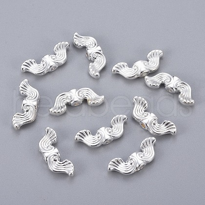 Tibetan Style Alloy Beads TIBEB-EA9130Y-S-FF-1