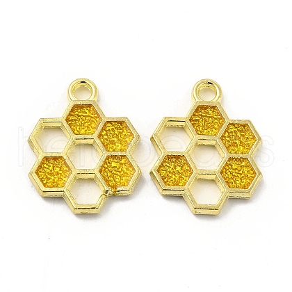Alloy Enamel Pendants ENAM-J650-06G-02-1