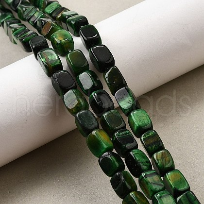 Natural Tiger Eye Beads Strands G-F791-C02-1