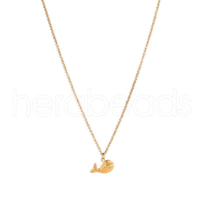 Whale Pendant Necklace WN9031-2-1