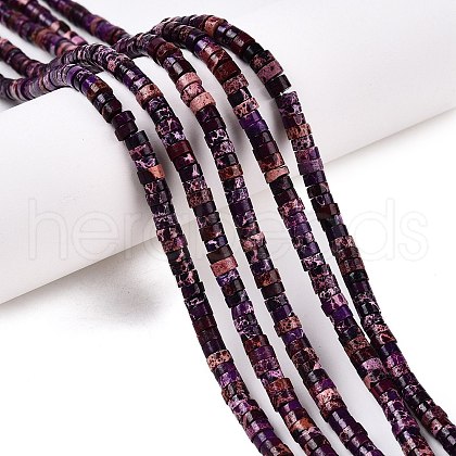 Natural Imperial Jasper Beads Strands G-T138-198D-1