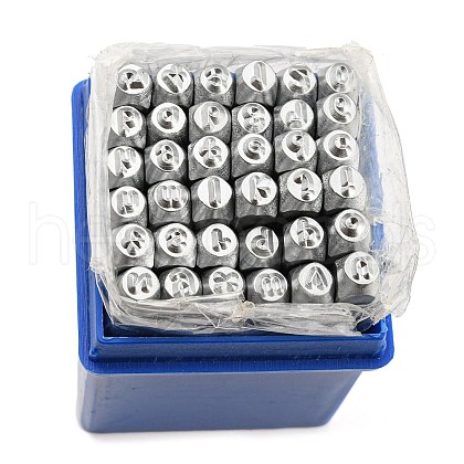 Iron Seal Stamps AJEW-L060-06-1