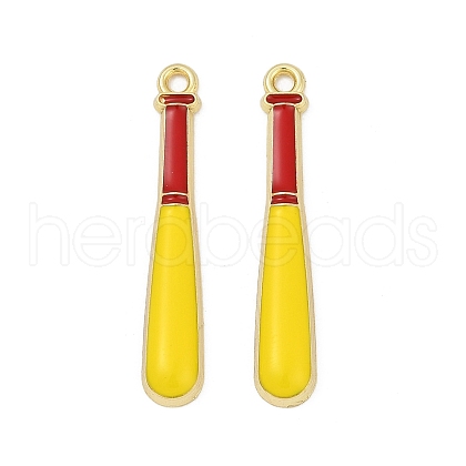 Alloy Enamel Pendants ENAM-V001-01I-G-1