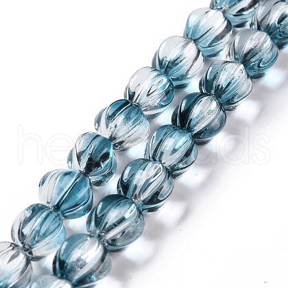 Transparent Glass Beads Strands GLAA-F114-02B-14-1