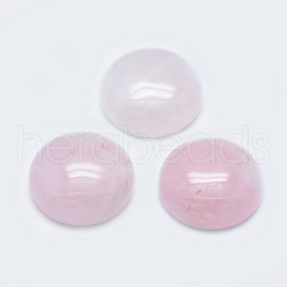 Natural Rose Quartz Cabochons X-G-G760-B02-16-1