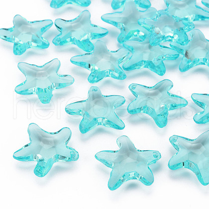 Transparent Acrylic Beads TACR-S154-58B-946-1