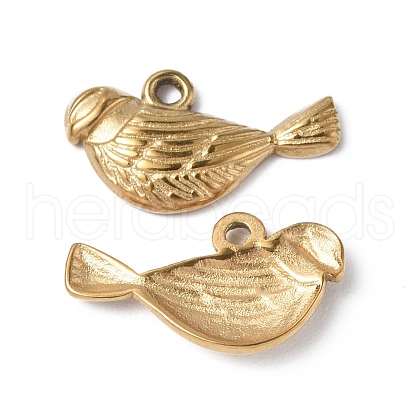 Ion Plating(IP) 304 Stainless Steel Charms STAS-C066-01G-1