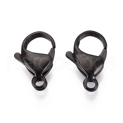 304 Stainless Steel Lobster Claw Clasps STAS-T065-17mm-34B-1