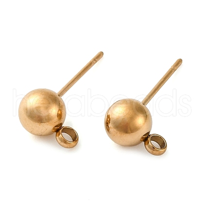 304 Stainless Steel Stud Earring Findings STAS-F227-18D-G02-1