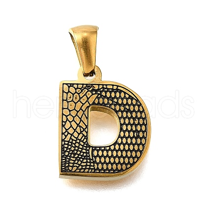 Golden 304 Stainless Steel Pendants STAS-K300-01G-D-1