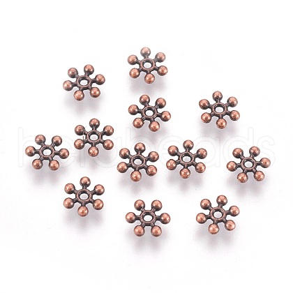 Zinc Alloy Beads Spacers PALLOY-Q062-R-1