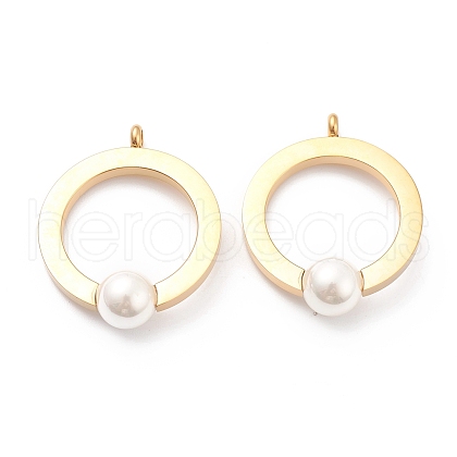 304 Stainless Steel Pendants STAS-G244-40G-1