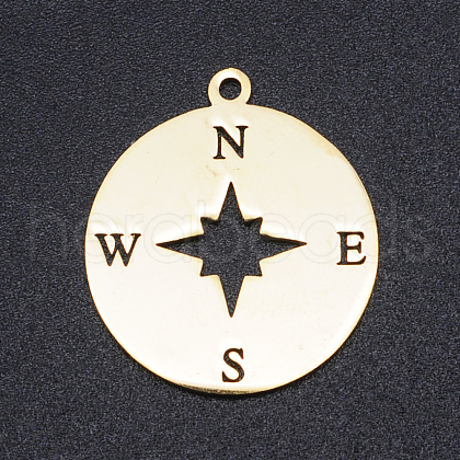 201 Stainless Steel Laser Cut Pendants STAS-S105-T964-2-1