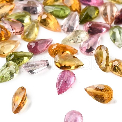 Faceted Natural Tourmaline Cabochons G-I295-05C-15A-01-1