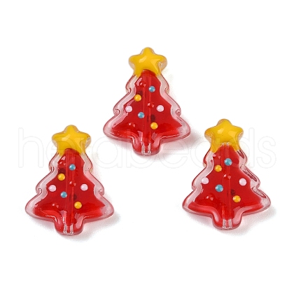 Handmade Lampwork Enamel Beads LAMP-S070-05C-1