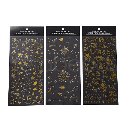 Waterproof Hot Stamping Stickers DIY-CJ0001-55-1