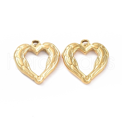 Ion Plating(IP) 304 Stainless Steel Pendants STAS-P324-26G-1