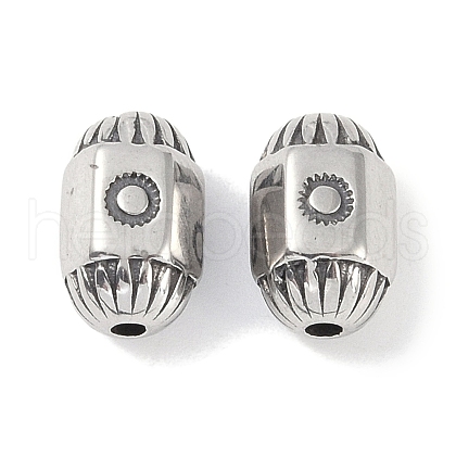 16 Surgical Stainless Steel Beads STAS-P362-37AS-1