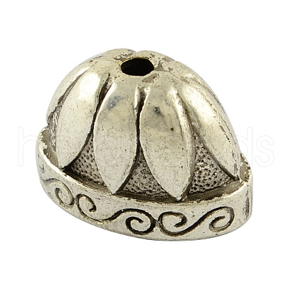 Tibetan Style Alloy Bead Cones TIBE-00748-AS-FF-1