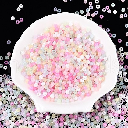 Opaque Acrylic Beads OACR-H038-20-1