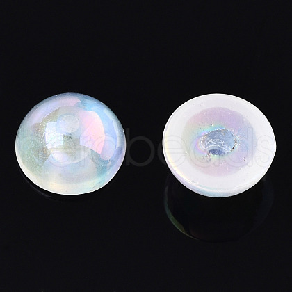 Electroplated ABS Plastic Imitation Pearl Beads KY-N020-09A-01-1