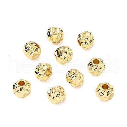 Groove Round Brass Beads KK-Z114-11G-1