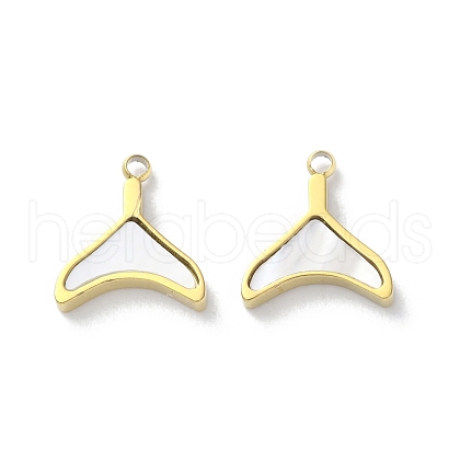 Ion Plating(IP) 304 Stainless Steel Charms STAS-Z099-02G-02-1