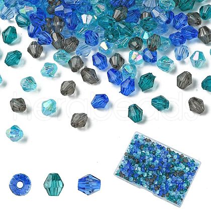 Transparent Acrylic Beads TACR-YW0002-06B-04-1