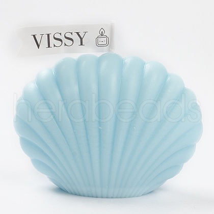 Shell Shaped Aromatherapy Smokeless Candles DIY-C001-06E-1