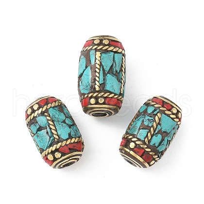 Brass Beads KK-H075-04AG-1