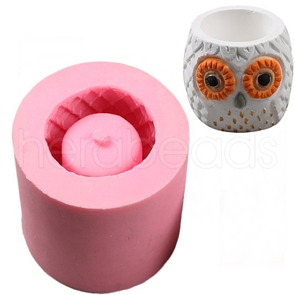 Food Grade Silicone Owl Pot Molds PW-WG71032-01-1