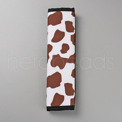 Cow Pattern Nylon Car Safety Belt Cover AJEW-WH20006-70A-1