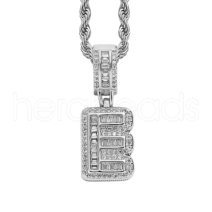 Brass Micro Pave Cubic Zirconia Pendants PW-WG3207D-10-1