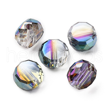 Electroplate Glass Beads EGLA-U003-01A-HP03-1