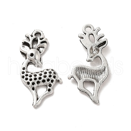 Tibetan Style Alloy Pendant Rhinestone Settings TIBE-B001-38AS-1