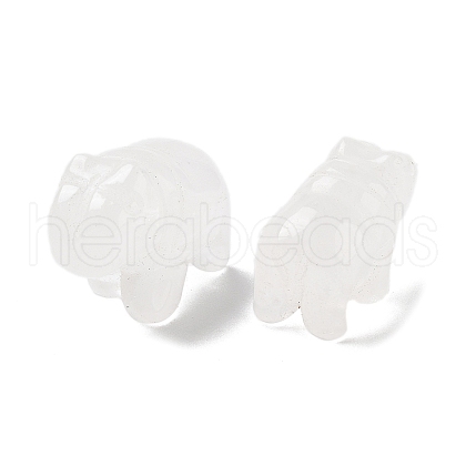 Natural Quartz Crystal Carved Figurines DJEW-L023-F01-1