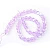 Synthetic Moonstone Beads Strands G-R375-8mm-A02-2