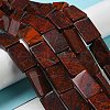 Natural Flower Agate Beads Strands G-M420-G01-01-1