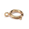 Brass Spring Ring Clasps ZIRC-F120-014G-2