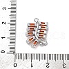 Brass Micro Pave Cubic Zirconia Pendants KK-D288-03P-3