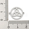 Tarnish Resistant 304 Stainless Steel Connector Charms STAS-P330-05P-3