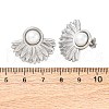 304 Stainless Steel Stud Earrings EJEW-B108-14P-5