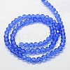 Glass Beads Strands EGLA-J042-8mm-02-2